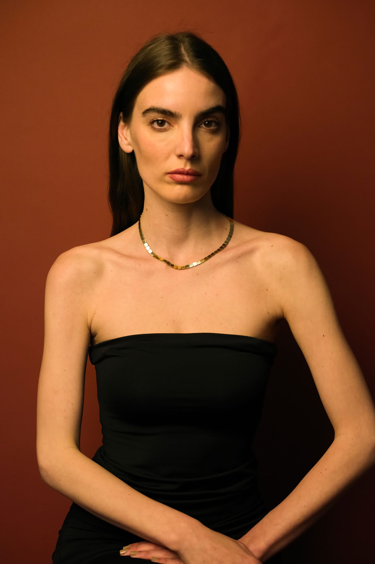 SQUARE REVERSIBLE NECKLACE