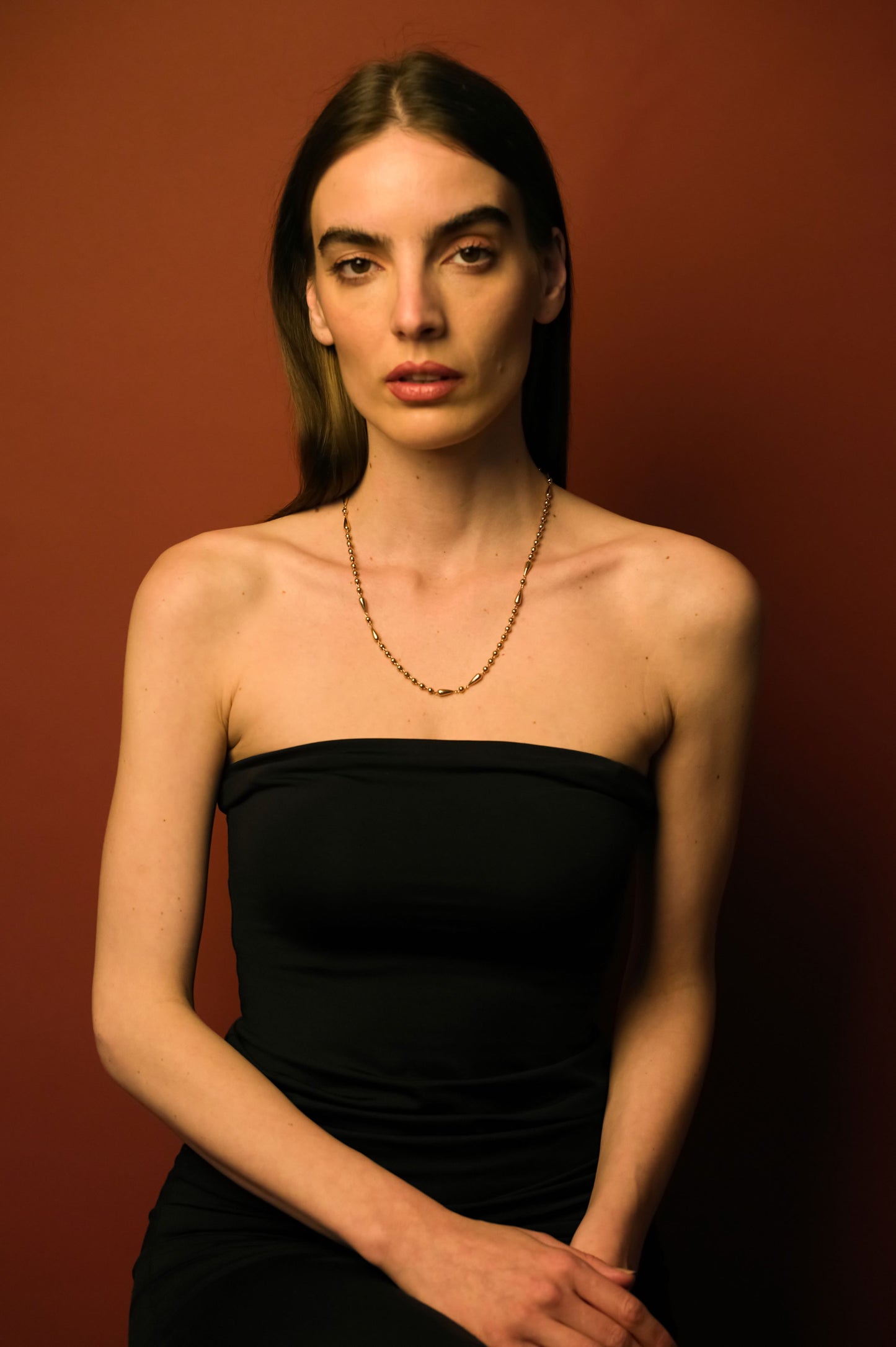 Round & Hexagon Necklace